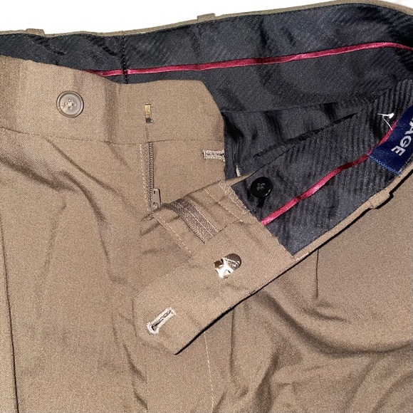Moore Mens Tan Dress Pants - Picture 2 of 4